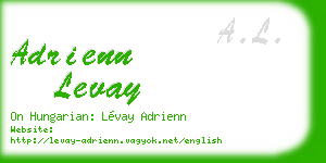 adrienn levay business card