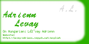 adrienn levay business card